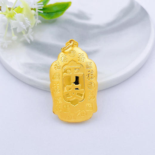 【限时克减128元】足金999.9 【精品】天赐鸿福空心佛头吊坠佛佑平安吊坠（不含链）(AUWZDZ00001-5)（预售产品下单后不退款不退货不换货不补差价） 商品图1