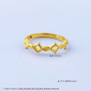 【限时克减150元】足金999.99 【精品】五9黄金镂空菱形几何戒指活口女戒(BFWJJZ00074)预售产品下单后不退款不退货不换货不补差价 商品缩略图3