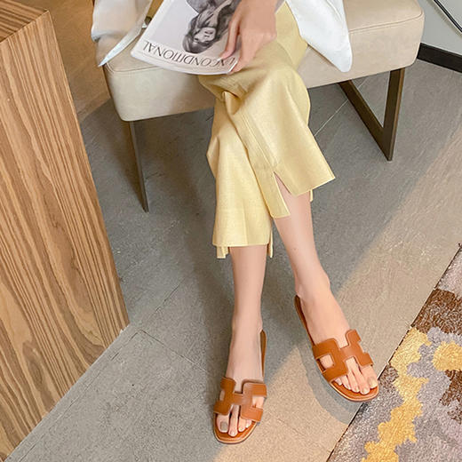🥰清仓❗️今夏必备！迪丽热巴同款❗️【夏季经典H拖鞋BTHS-HO02】❤️经典不过时~爱*仕同款，简洁大方，低调奢华❗️ ✅款式经典火爆，超多明星网红同款 商品图2