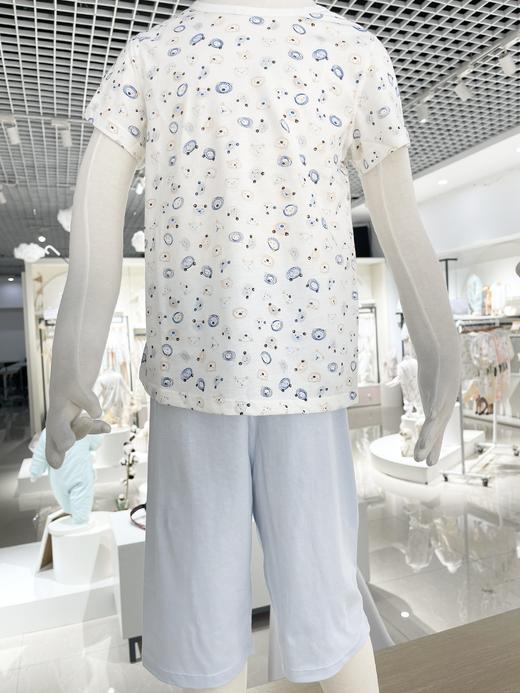 夏季短袖套装可爱印花卓儿大码宝宝家居服120-150码男宝女宝款 商品图3