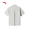 【林孝埈同款】安踏冰丝短袖衬衫男款宽松凉感翻领上衣152527160 商品缩略图1