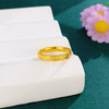 【限时克减150元】足金999 #固口戒指  #碎碎冰  5G黄金空心幸运五花戒指樱花碎碎冰圈戒（面宽约2.6-3.0mm）(AG5GJZ00268)（预售产品下单后不退款不退货不换货不补差 商品缩略图0