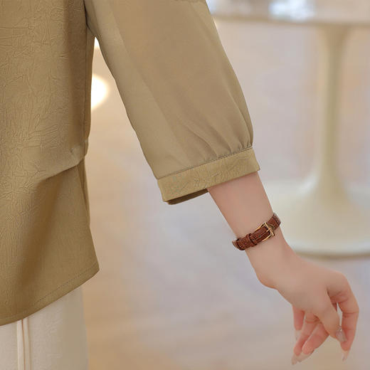 翻领T恤上衣，中年妈妈夏装洋气七分袖小衫 FFC983 商品图3