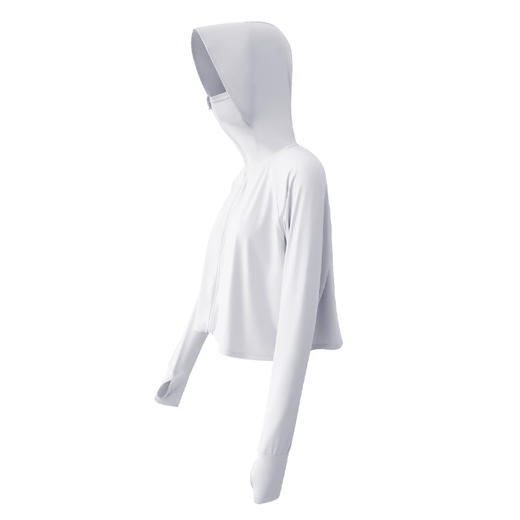 UPF50+冰丝防晒衣女夏季新款运动户外长袖外套连帽防紫外线防晒服 商品图3