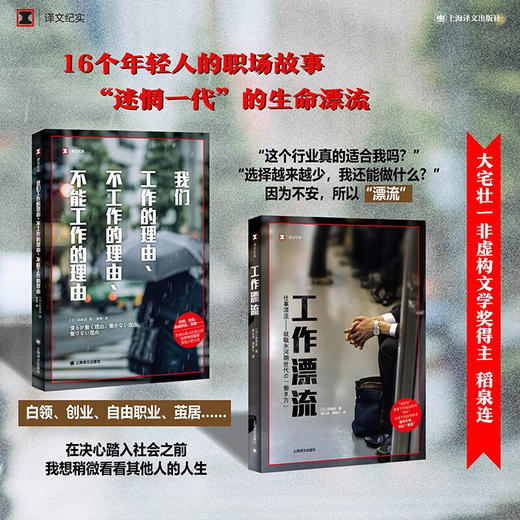 译文纪实：我们工作的理由、不工作的理由、不能工作的理由（日）稻泉连 著 工作的意义 打工人必看 《工作漂流》姐妹篇 商品图1