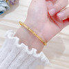 【限时克减150元】足金999 #碎碎冰 #CNC 5G黄金实心碎碎冰镜面金CNC工艺时尚固口手镯（面宽约2.5-2.9，厚约2.1mm）(BN5GSZ00010) 商品缩略图0