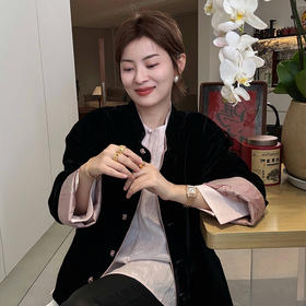 【部分现货】良木礼正反面丝绒外套(194780)