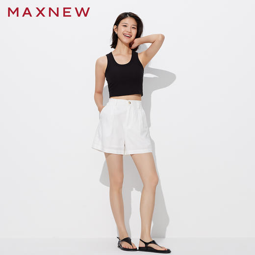 【背心】休闲U领短款背心 1P2221402 商品图3