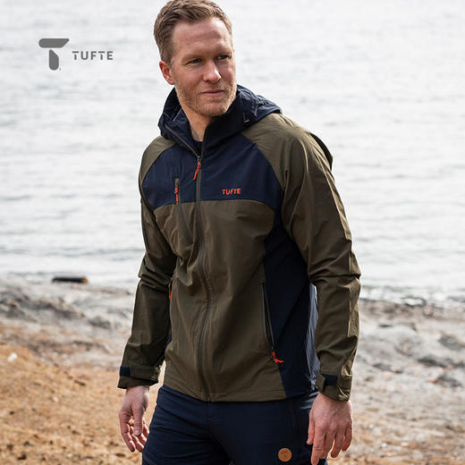 TUFTE 男士垂柳系列软壳夹克 商品图1