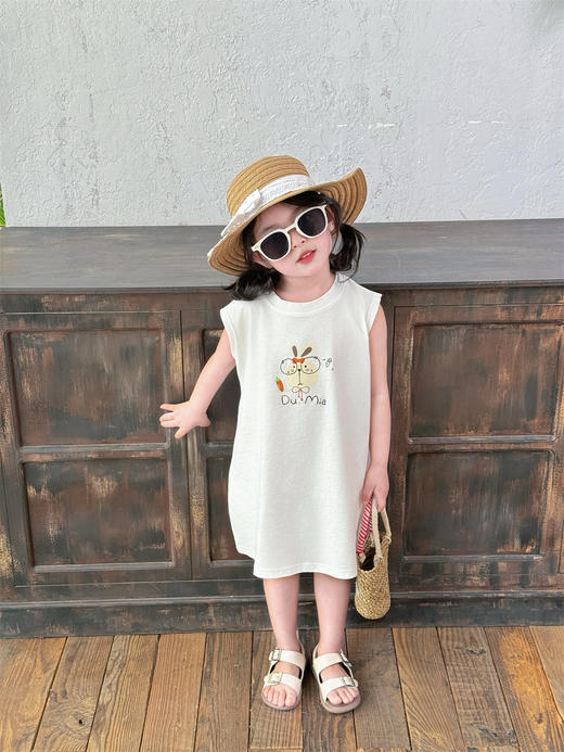 【39.9元/件】儿童纯棉连衣裙女童夏季运动裙休闲裙 商品图3