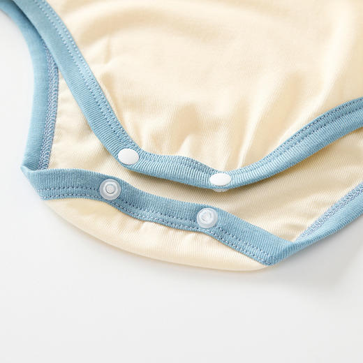 【超薄护肚内衣，婴儿童连体睡衣！】宝宝背心三角包屁哈衣 夏季超薄款护肚内衣 婴儿童连体睡衣服莫代尔-QQ 商品图3