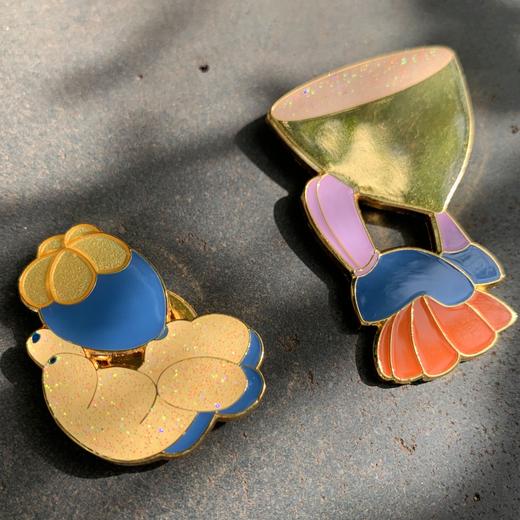 陶气cp——艺术家联名款徽章 商品图0