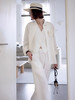 Even Vintage|亚麻混纺 简约宽松基础衬衫清爽感马甲白色长裤套装 商品缩略图1