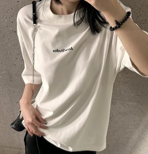 重磅渠道  AC经典字母圆领T恤  高克重双纱平纹  男女同款 商品图2