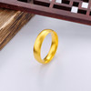 【限时克减150元】足金999.9 古法空心光圈戒指素圈戒指固口戒指内平外弧戒指扁素圈戒（面宽约4.5-4.7mm）(ANWZGFJZ00018-6) 商品缩略图0