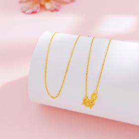 【限时克减150元】足金999 5G黄金不可调节长车十字链机织项链（面宽约0.7-1.1mm）(BJ5GXL00014-2)(特殊产品下单后不退款不退货不换货不补差价)