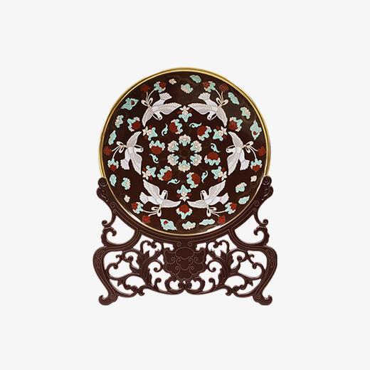 常沙娜先生设计作品《和平鸽大圆盘》 金星红版 商品图0