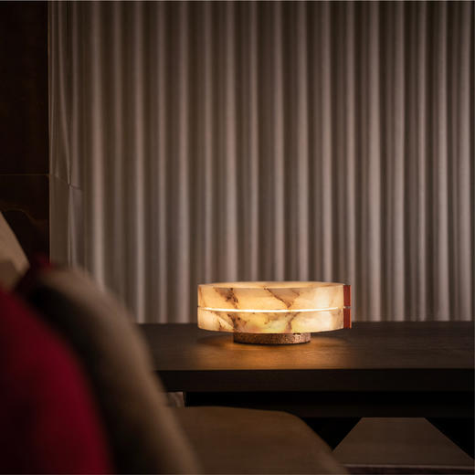 摩根X梁志天大师联名款皓系列面光宝石台灯 商品图5