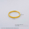 【限时克减150元】足金999 #碎碎冰 5G黄金实心戒指CNC碎碎冰条戒(BE5GJZ00080)（预售产品下单后不退款不退货不换货不补差价）（预售产品下单后不退款不退货不换货不补差价） 商品缩略图3