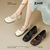 ZHR则则方头玛丽珍鞋女2025新款法式温柔单鞋复古小皮鞋浅口女鞋 商品缩略图3