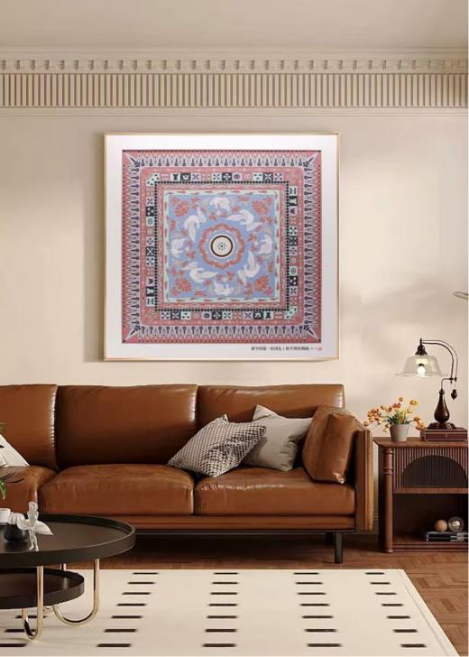 常沙娜先生设计作品《和平鸽丝绸画》 商品图1