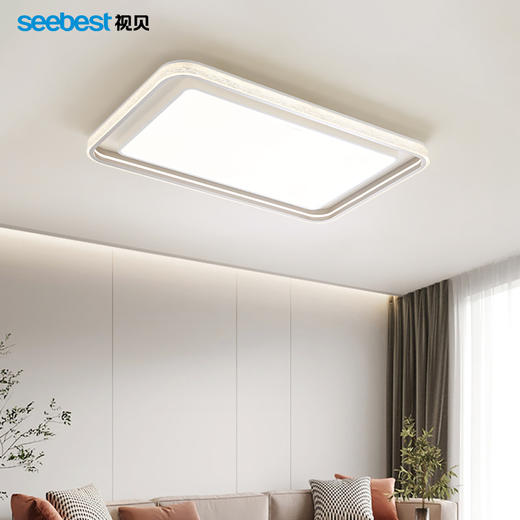 星雅长方-客厅灯-支持视贝智家 商品图2