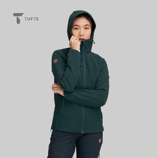 TUFTE 女士垂柳系列软壳夹克 商品图3