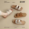 ZHR则则【金属双方扣】平底柔软沙滩鞋2025夏季百搭凉鞋勃肯拖鞋 商品缩略图4