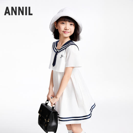 【实体店同款】女童短袖连衣裙夏季新款安奈儿童装AG523622 商品图1