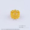 【限时克减150元】足金999 #皇冠 古法镂空固口戒指皇冠花丝戒指圈戒(YQGFJZ00051)预售产品下单后不退款不退货不换货不补差价 商品缩略图4