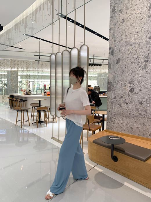 夏天降温神裤“腿神”担当  显高显瘦醋酸甩裤空气裤 商品图5