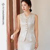 FUYAO扶摇 新中式马甲女2025夏新款时髦洋气国风独特提花背心上衣 商品缩略图0