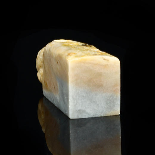 孤品016722-昌化石带皮兽钮方章-2.9*2.5*7.5cm 商品图3