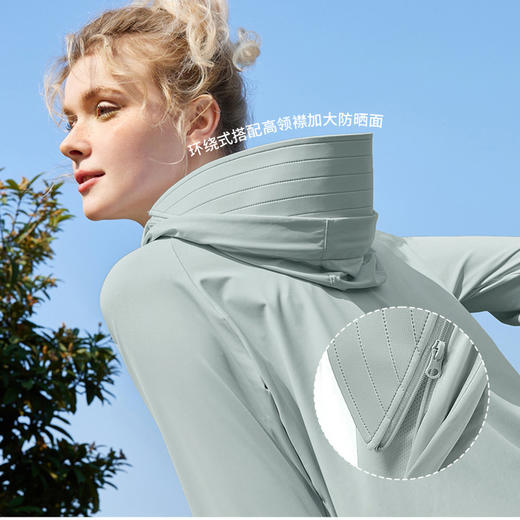 冰丝防晒衣女2025年夏季新款透气防晒服宽松户外运动防紫外线外套 商品图0