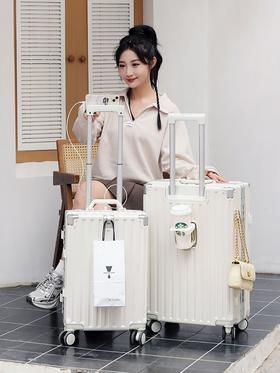 🔥升级款超多功能铝框行李箱