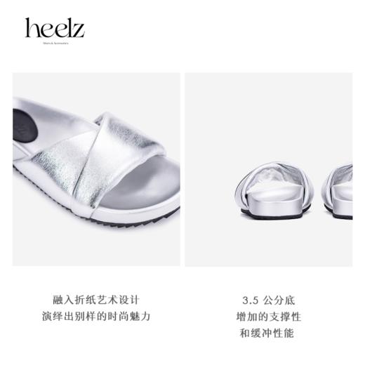 heelz设计师女鞋｜折纸艺术羊皮勃肯鞋3.5公分 商品图3
