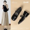 ZHR则则气质玛丽珍鞋女2025新款粗跟法式小皮鞋经典单鞋时尚百搭 商品缩略图1