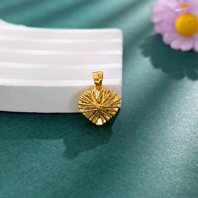 【限时克减150元】足金999.99 #怦然心动 #绕线 【精品】五9黄金镂空真爱永恒爱心心形吊坠(BFWJDZ00061)（预售产品下单后不退款不退货不换货不补差价）