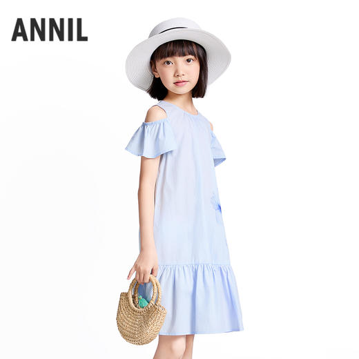 【实体店同款】女童短袖连衣裙夏季新款安奈儿童装AG523623 商品图2