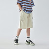 【代发】男款米色大口袋五分裤 蓝汽水夏季斜纹休闲松弛感简约廓形亲子短裤 商品缩略图2