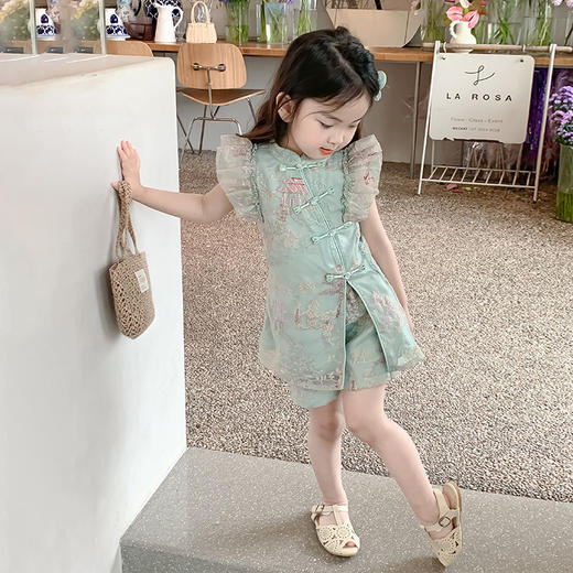 女童新中式汉服 2025新款夏季国风夏装连衣裙 商品图7