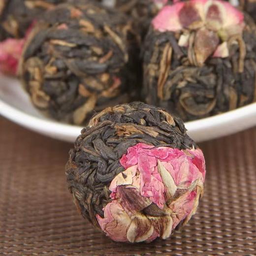 竹小茶丨玫瑰晒红 重瓣红玫瑰+那卡晒红 大道至简 竹筒装 60g（5g*12袋）沱茶龙珠 玫瑰红茶 商品图4