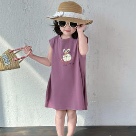 【39.9元/件】儿童纯棉连衣裙女童夏季运动裙休闲裙