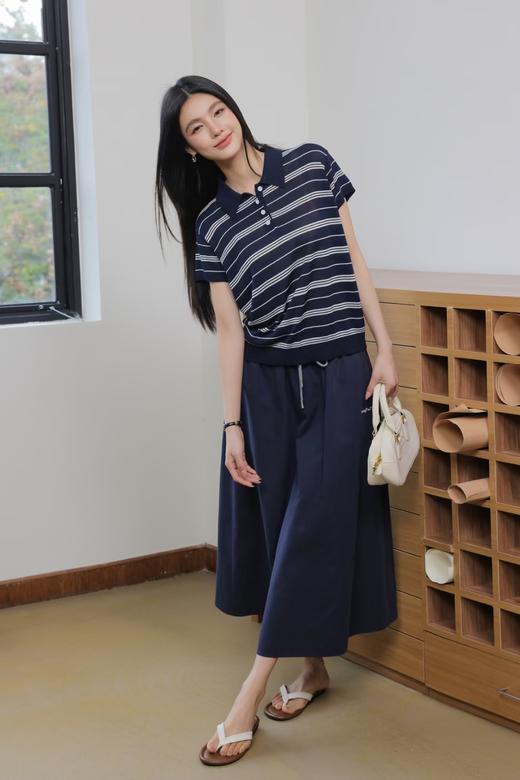 章那汀POLO领条纹短袖T恤5A21M58297/451966预售 商品图2