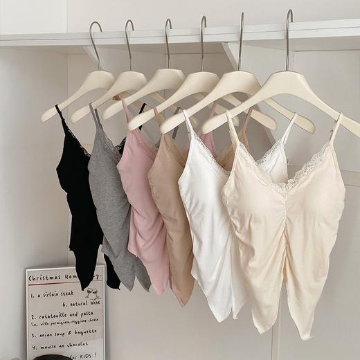 蕾丝花边吊带背心 修身性感美背内 搭外穿一体式小女人气质内衣女 商品图1