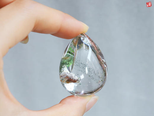 【幽梦】绿幽灵水晶吊坠 配精美挂绳 商品图5