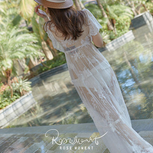 蕾丝性感长款沙滩裙度假必备仙女裙 S221020 商品图2