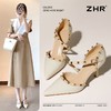 ZHR则则镜面细跟单鞋女2025新款高级百搭女鞋舒适显高精致高跟鞋 商品缩略图1
