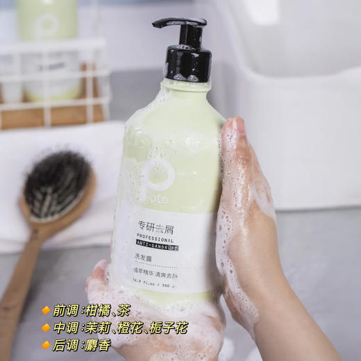 热卖！头皮清洁大师！【超值2瓶装赠2支护手霜】pote柏缇茶树去屑洗发露 蓬松控油 500ml*2瓶 商品图11
