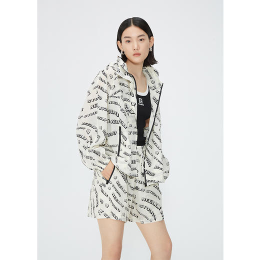 NEELLY纳俪商场同款夏新款时尚印花衬衫阔腿裤套装女百搭两件套N25044Z04574 商品图1